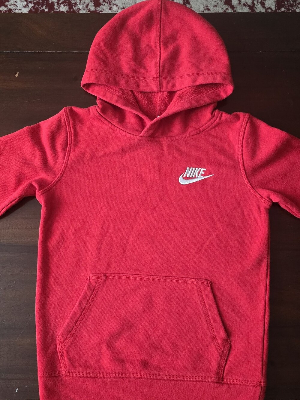 Boys Nike Kids Red Pullover Hoodie size 5/6